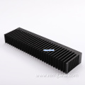 black anodized 6061 6063 extruded aluminum heat sink